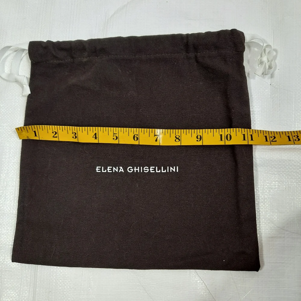 Elena Ghisellini Brown Drawstring Dust Cover Bag